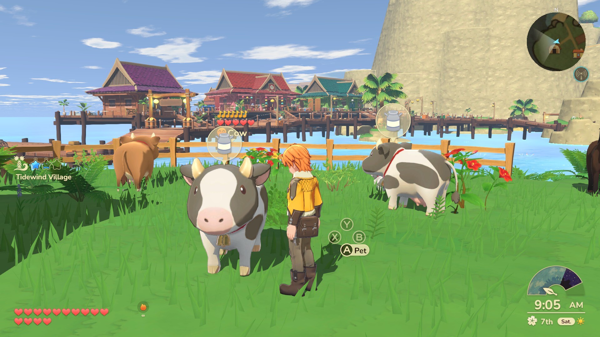 Farm animals in Teradea, from the official Steam screenshot gallery